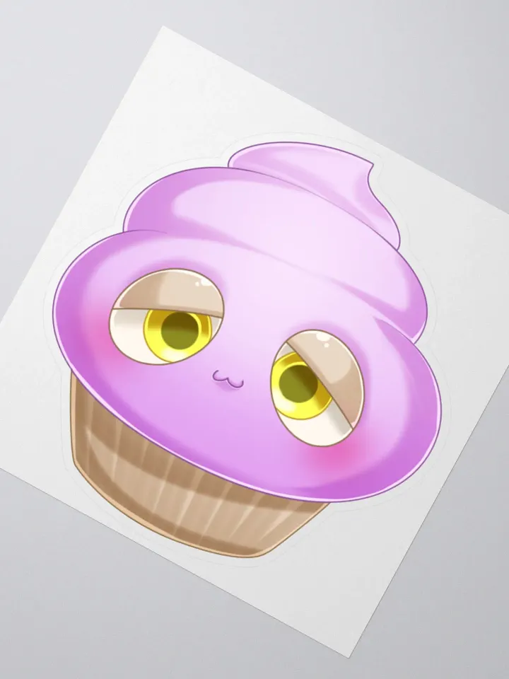 Plum the Muffin Plush Sticker product image (5)