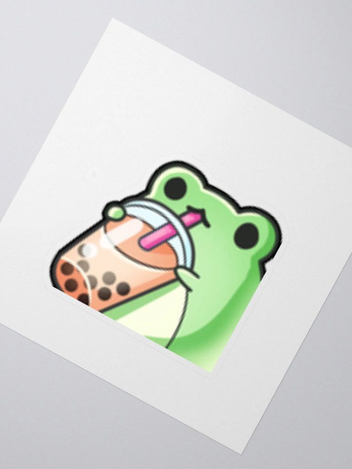 boba frog sticker product image (4)