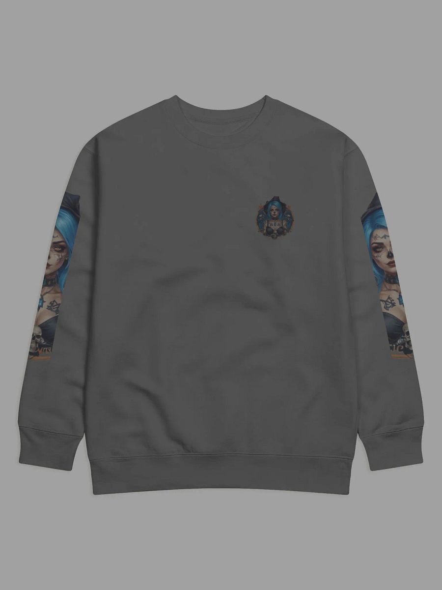 Mystical Gothic Blue Hair Witch Premium Sweatshirt product image (1)