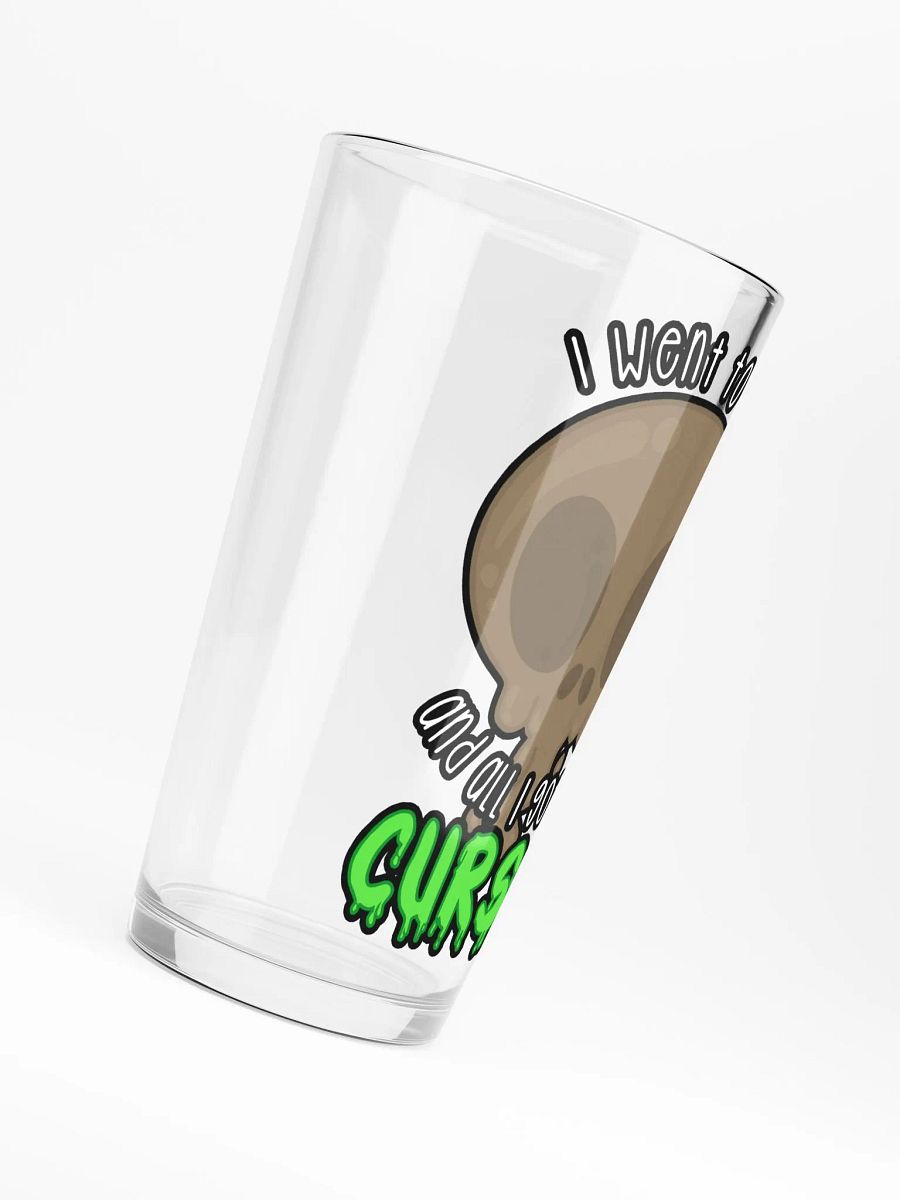 All I Got Was Cursed - Warrior - Pint Glass product image (6)