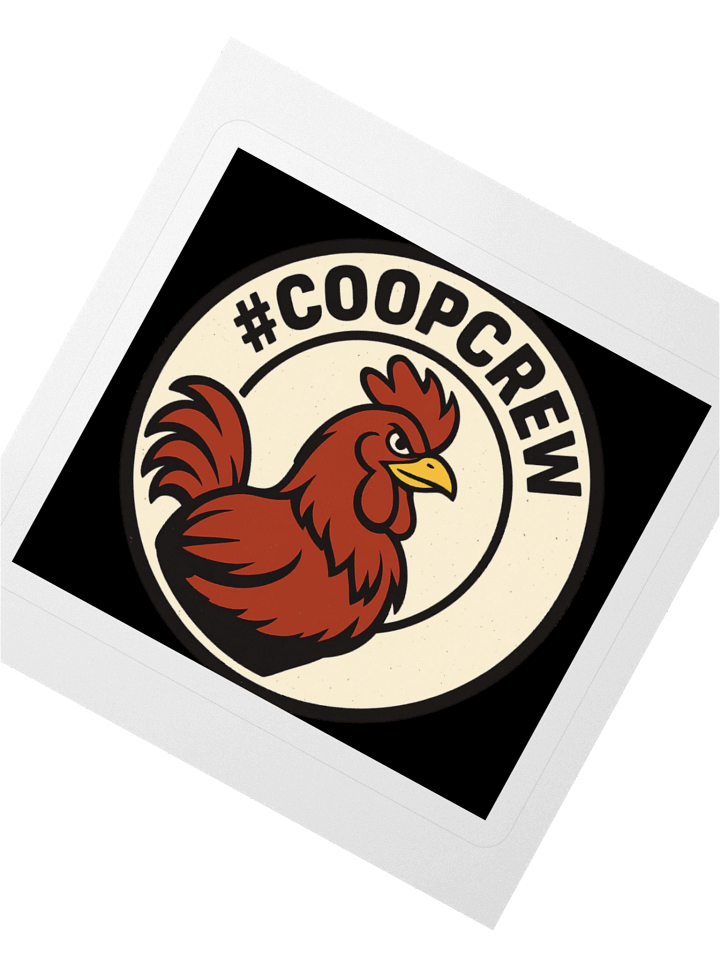 Rooster #COOPCREW Kiss Cut Stickers product image (7)