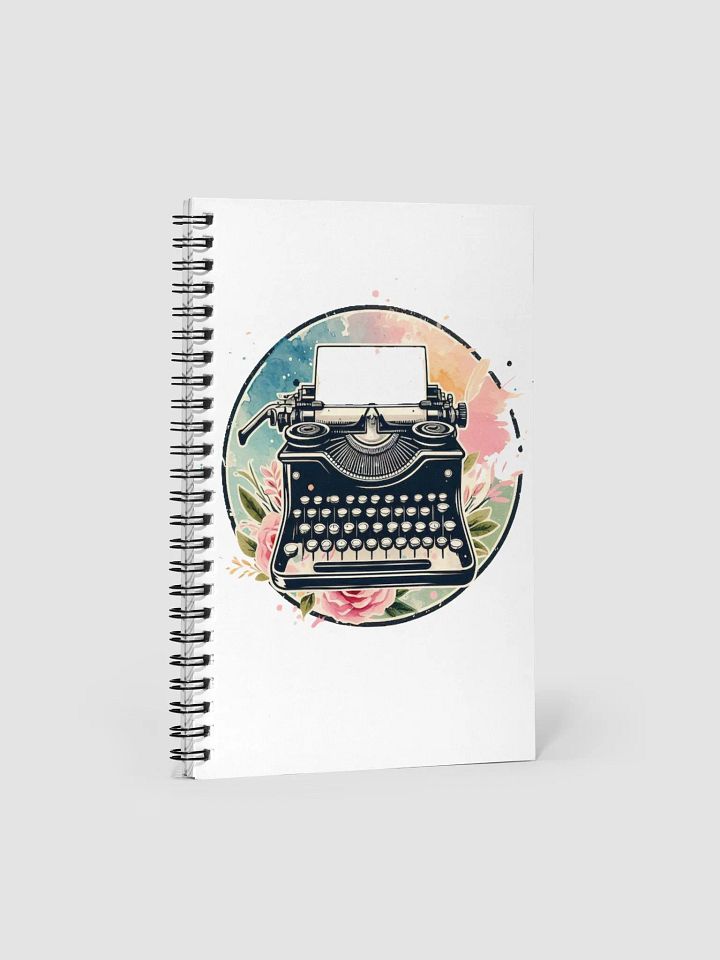 typewriter spiral notebook product image (1)