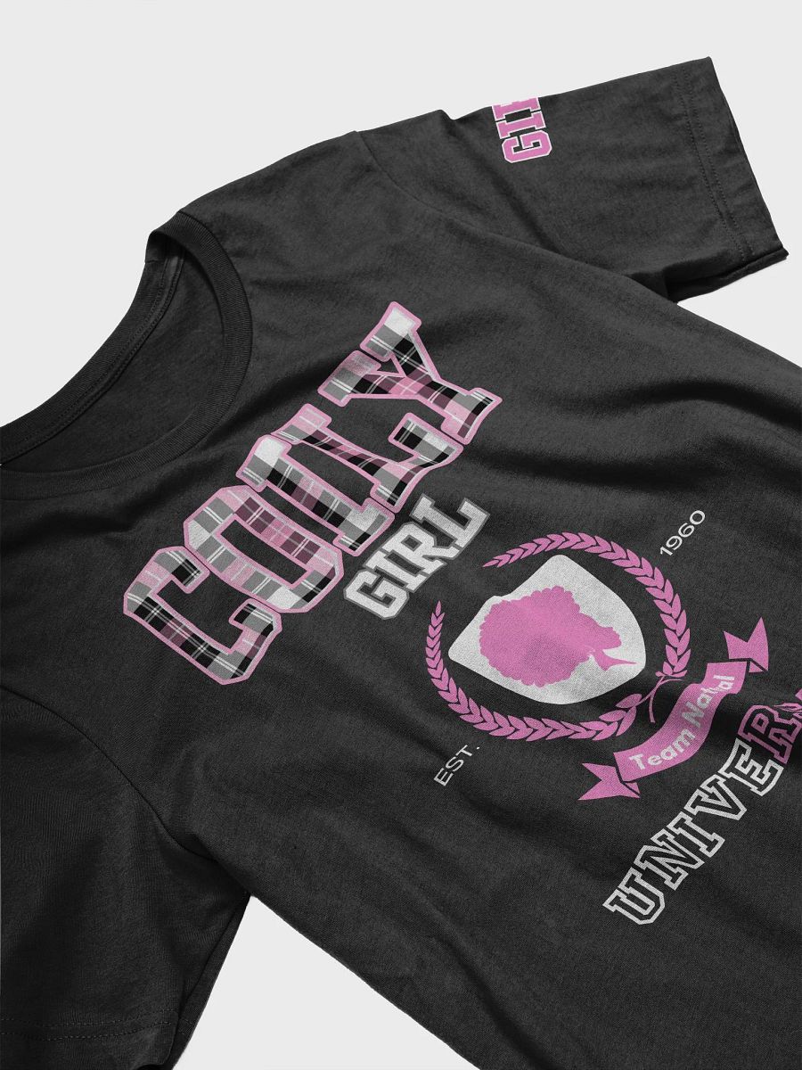 Coily Girl University Tee (Plaid) product image (8)