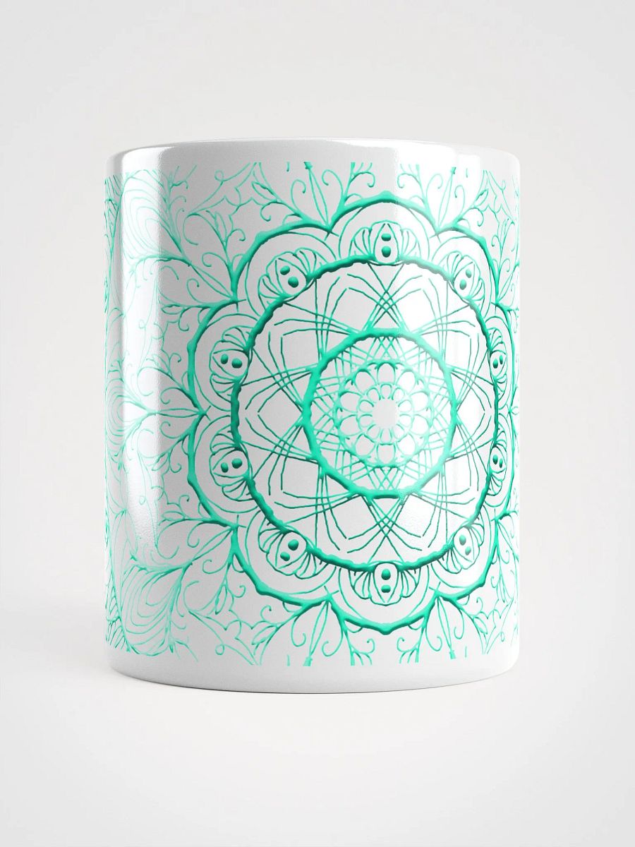 Symmetrical Aqua Mandala Mug product image (6)