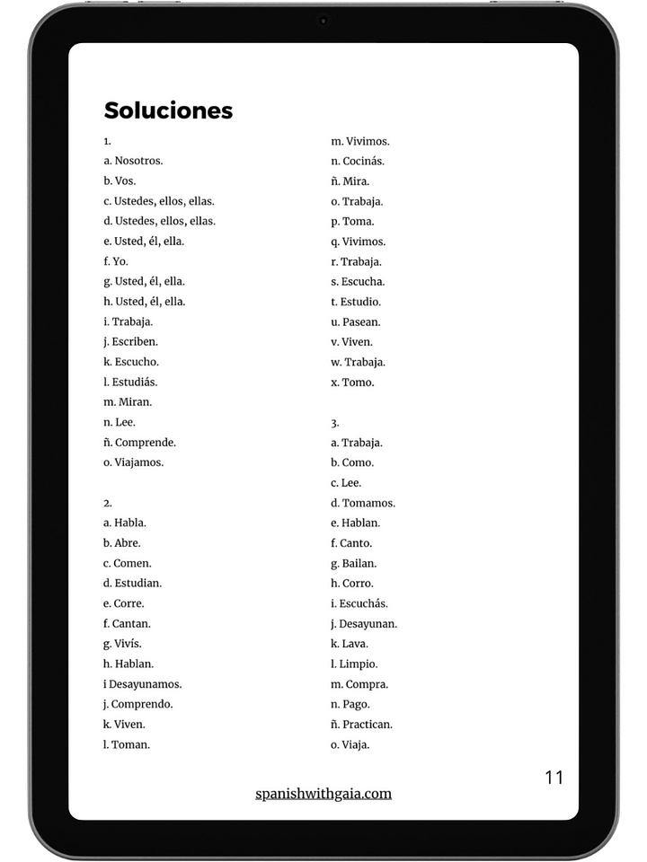 PDF PRESENTE ejercicios + soluciones product image (2)
