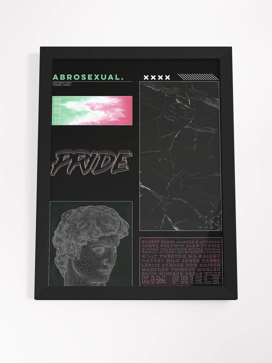 Abrosexual Pride Framed Poster product image (21)
