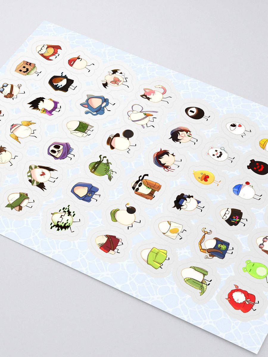 So many eggs! Sticker Sheet product image (3)