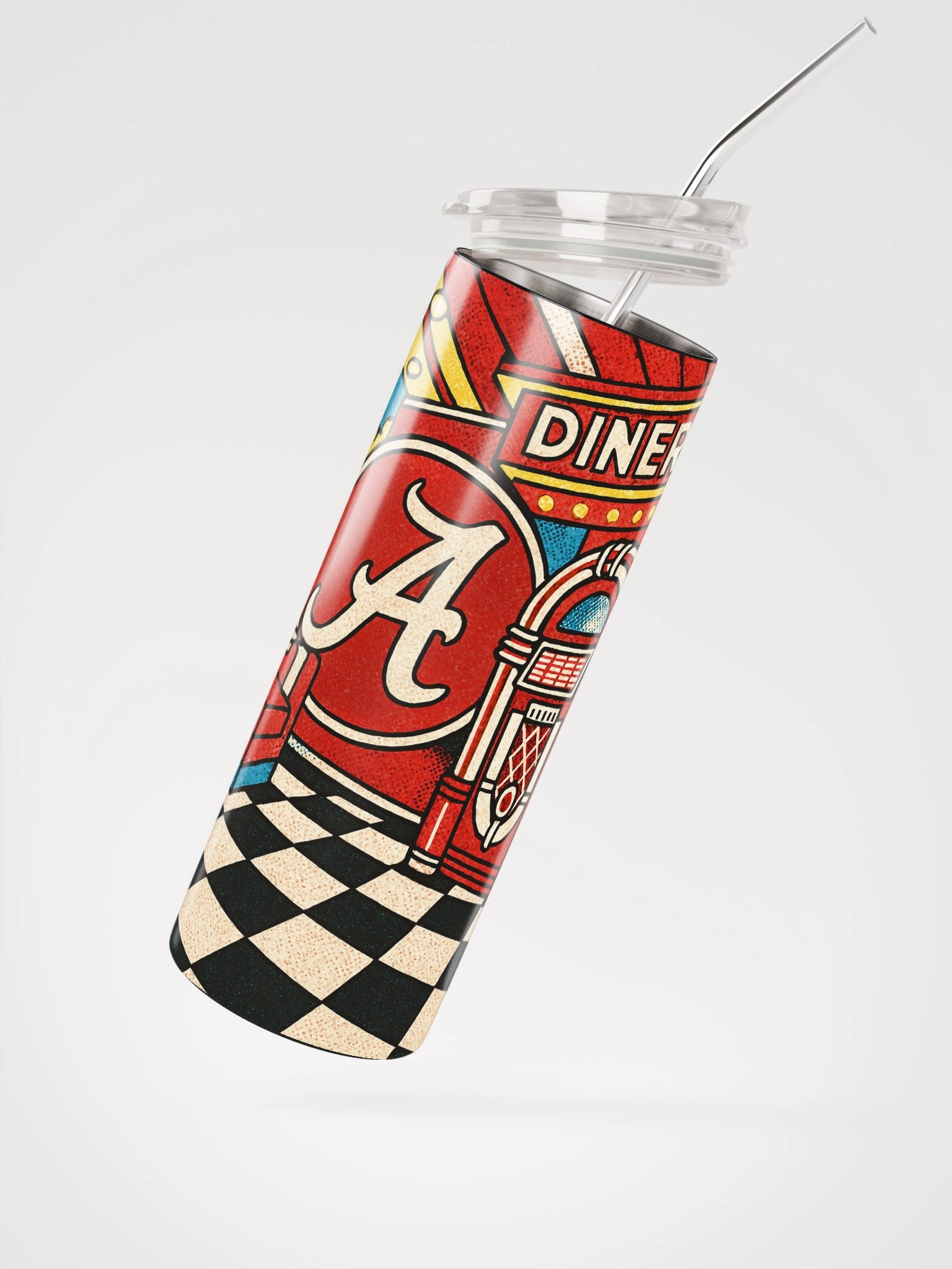 Retro Diner Stainless Steel Tumbler product image (2)