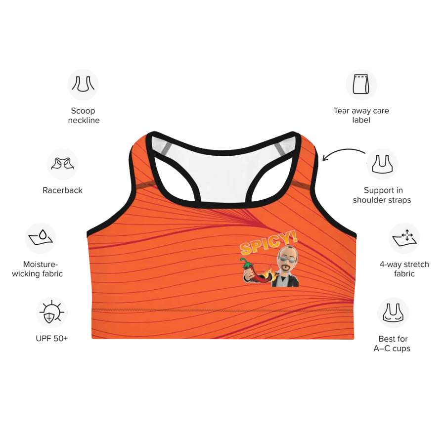Spicy Emote - Sports Bra product image (7)