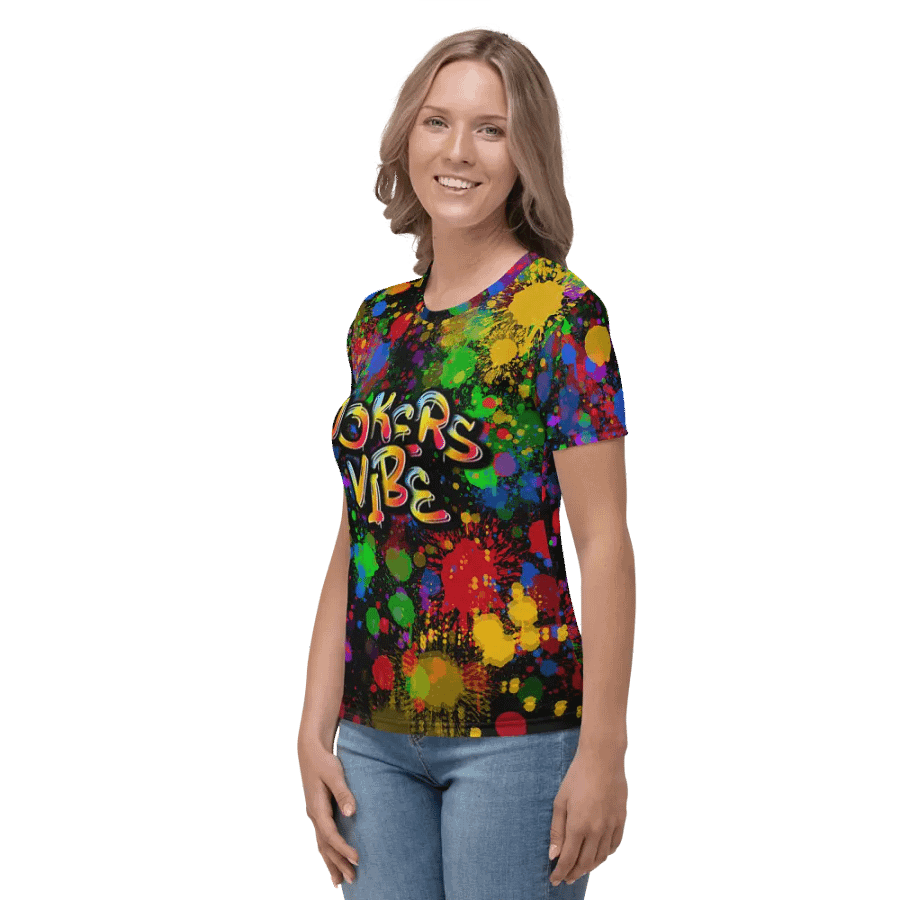 JokersVibe Graffiti Style Neck T-Shirt product image (6)
