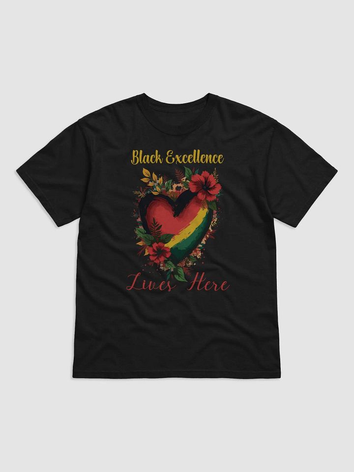 Black Excellence Lives Here T-Shirt product image (7)
