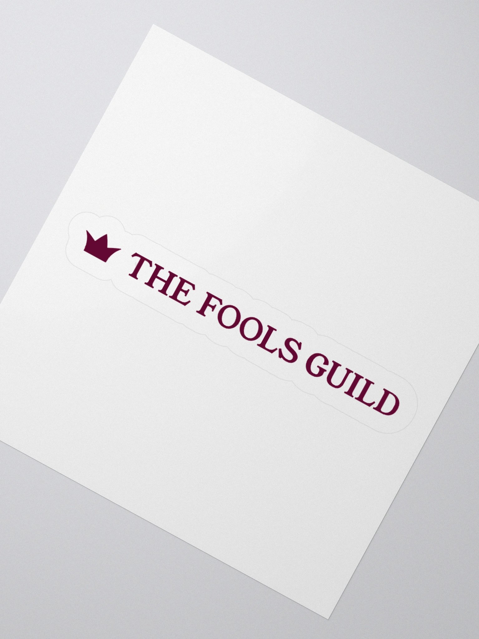 The Fools Guild Logo Sticker product image (8)