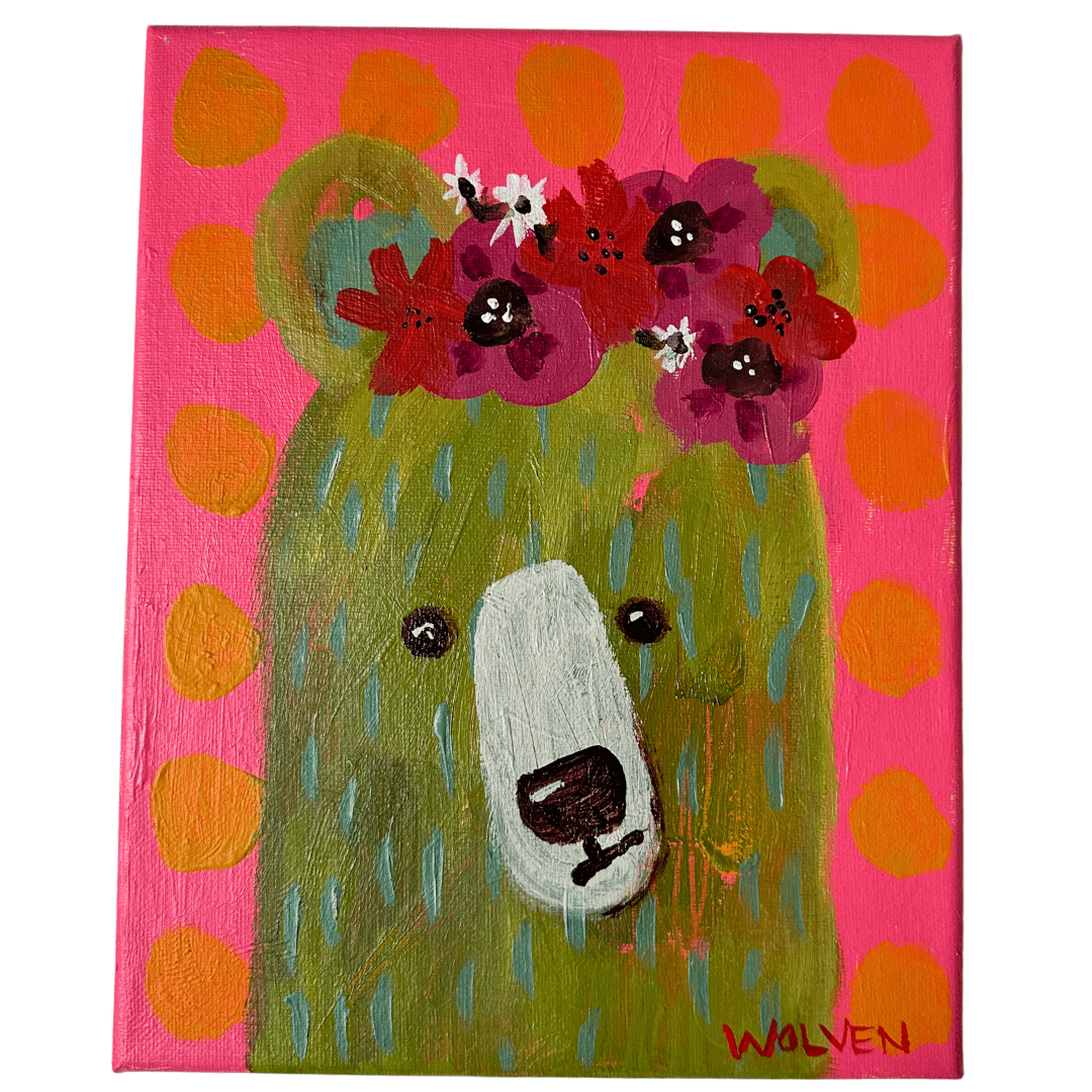 Original Painting: Olive – The Bear of Courage product image (1)