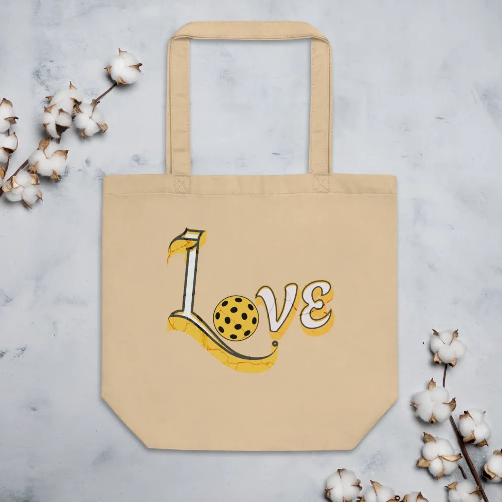 Love Pickleball Inspired Eco Tote Bag product image (3)