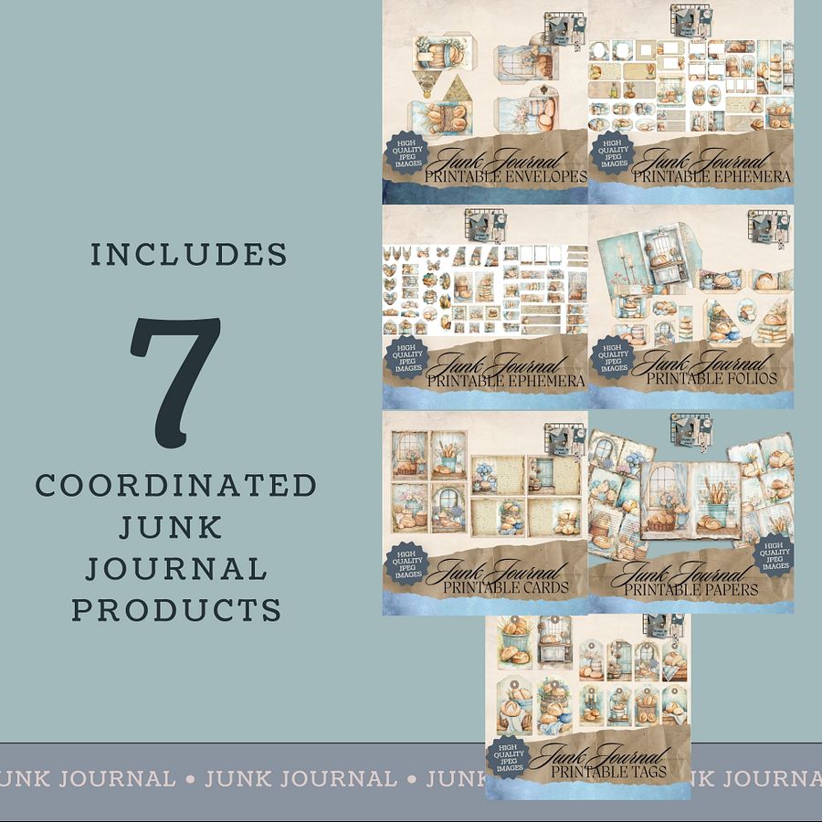 For The Love of Bread - Junk Journal Bundle V3 product image (2)
