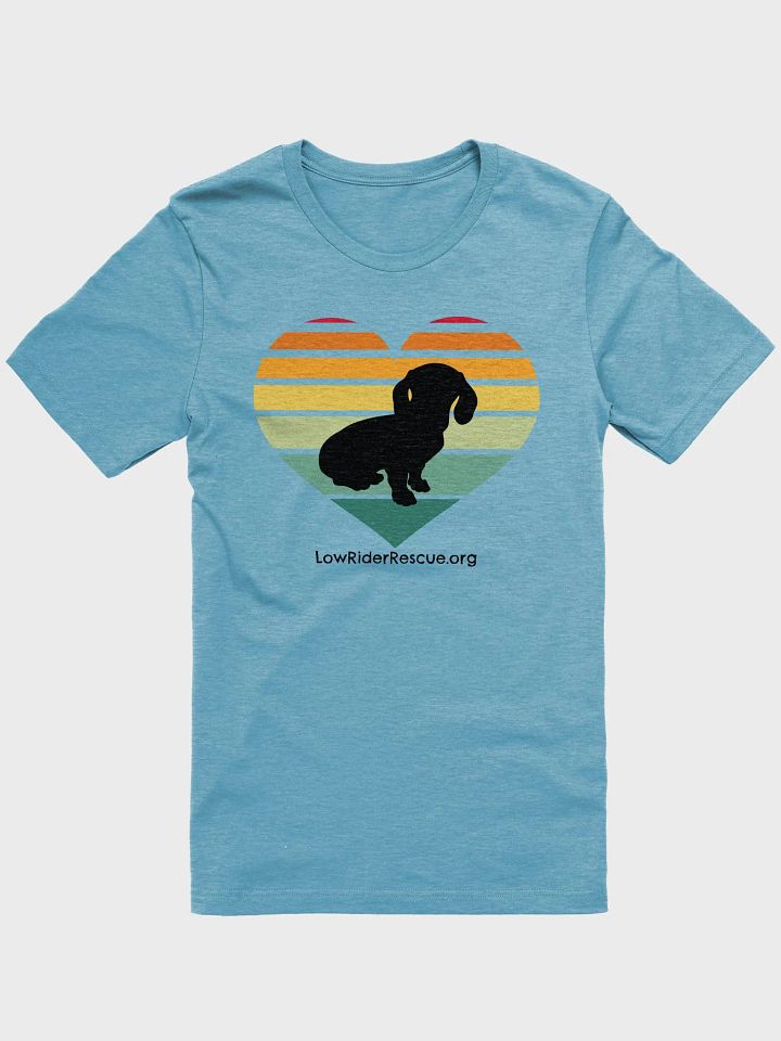 Dachshund Sunset Heart - supersoft unisex t product image (8)