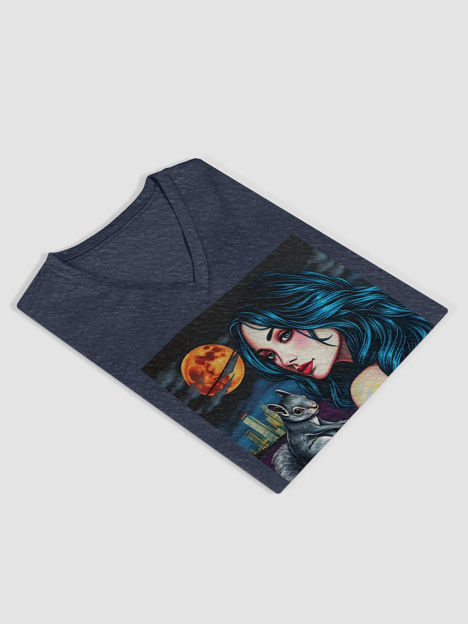 Chic Comfort: Relaxed V-Neck T-Shirt product image (4)