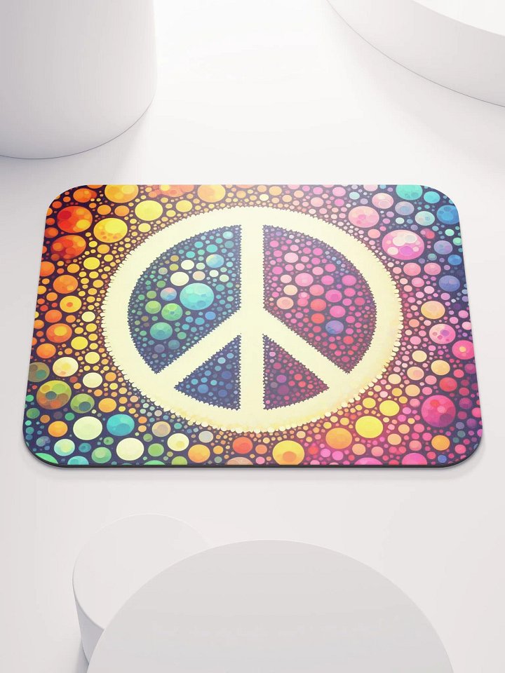 Psychedelic Peace Mouse Pad product image (1)
