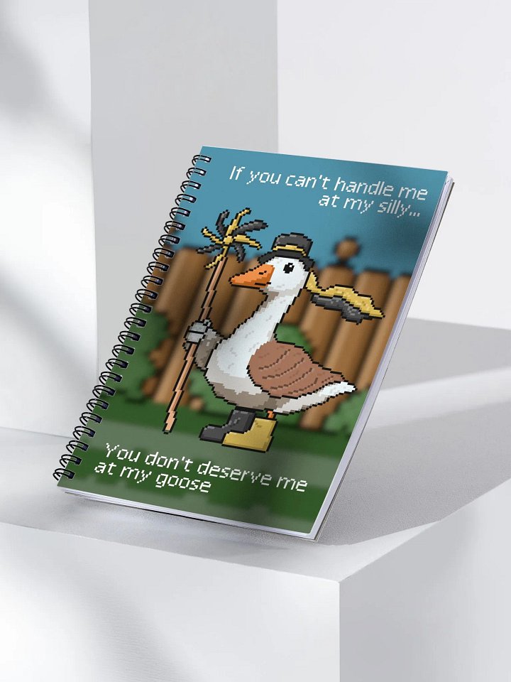You Can't Handle the Goose - Pixel Art Notepad product image (1)