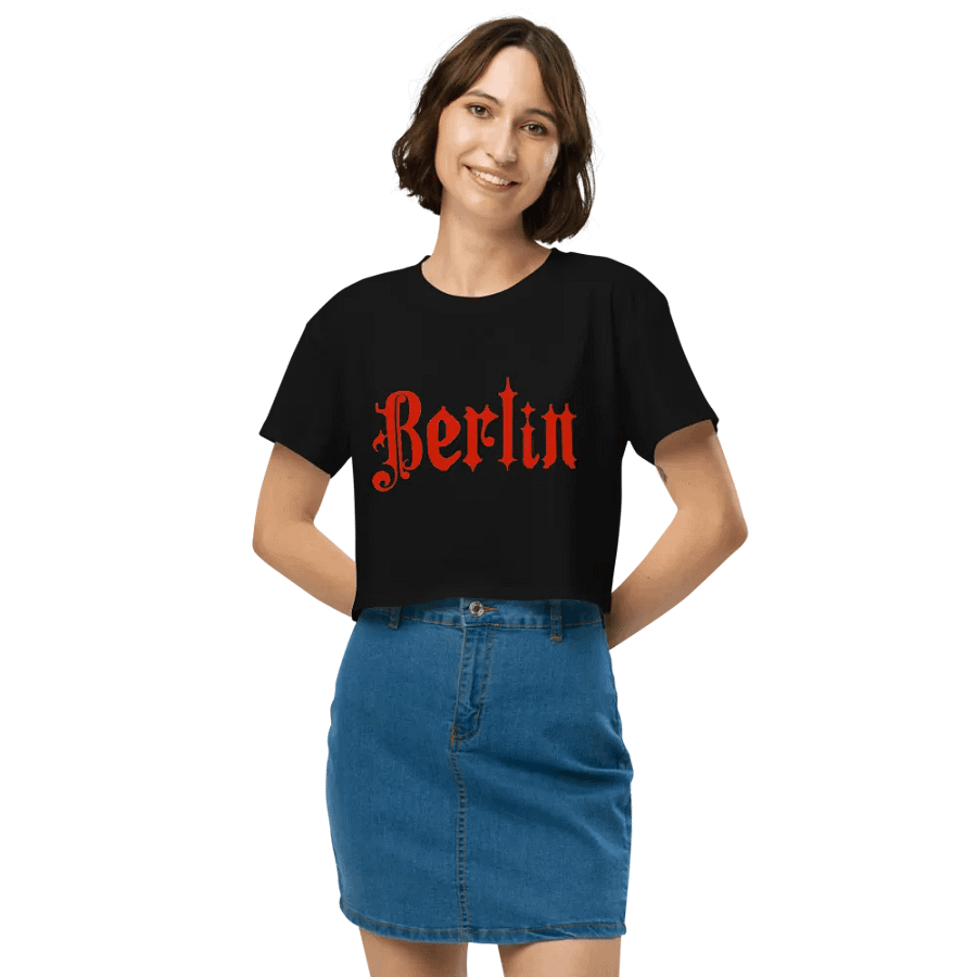 Berlin in Red Crop Top product image (4)