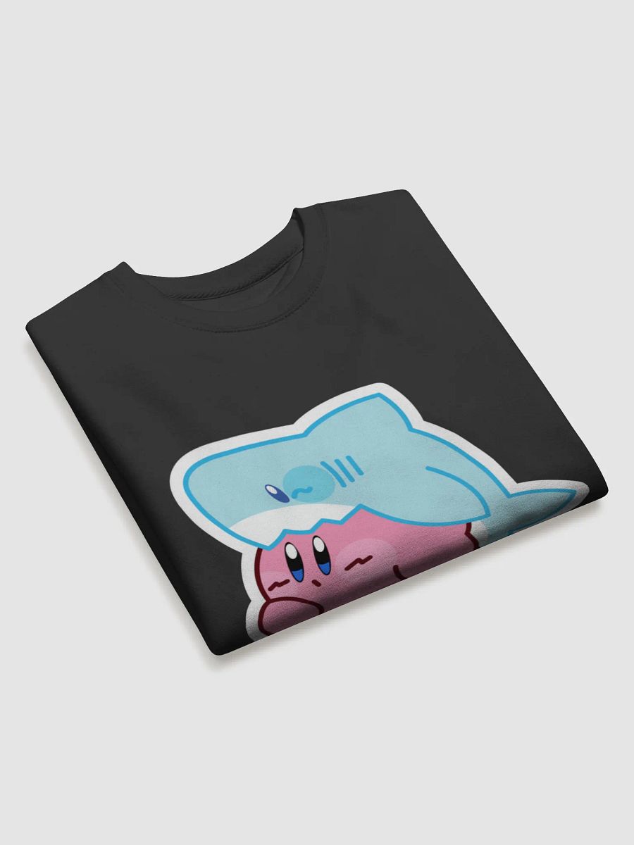 UNISEX KILLA_EMILY SHARK KIRBY EMOTE GREY SWEAT SHIRT product image (3)