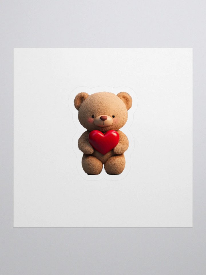 Cute Teddy Bear Sticker product image (1)
