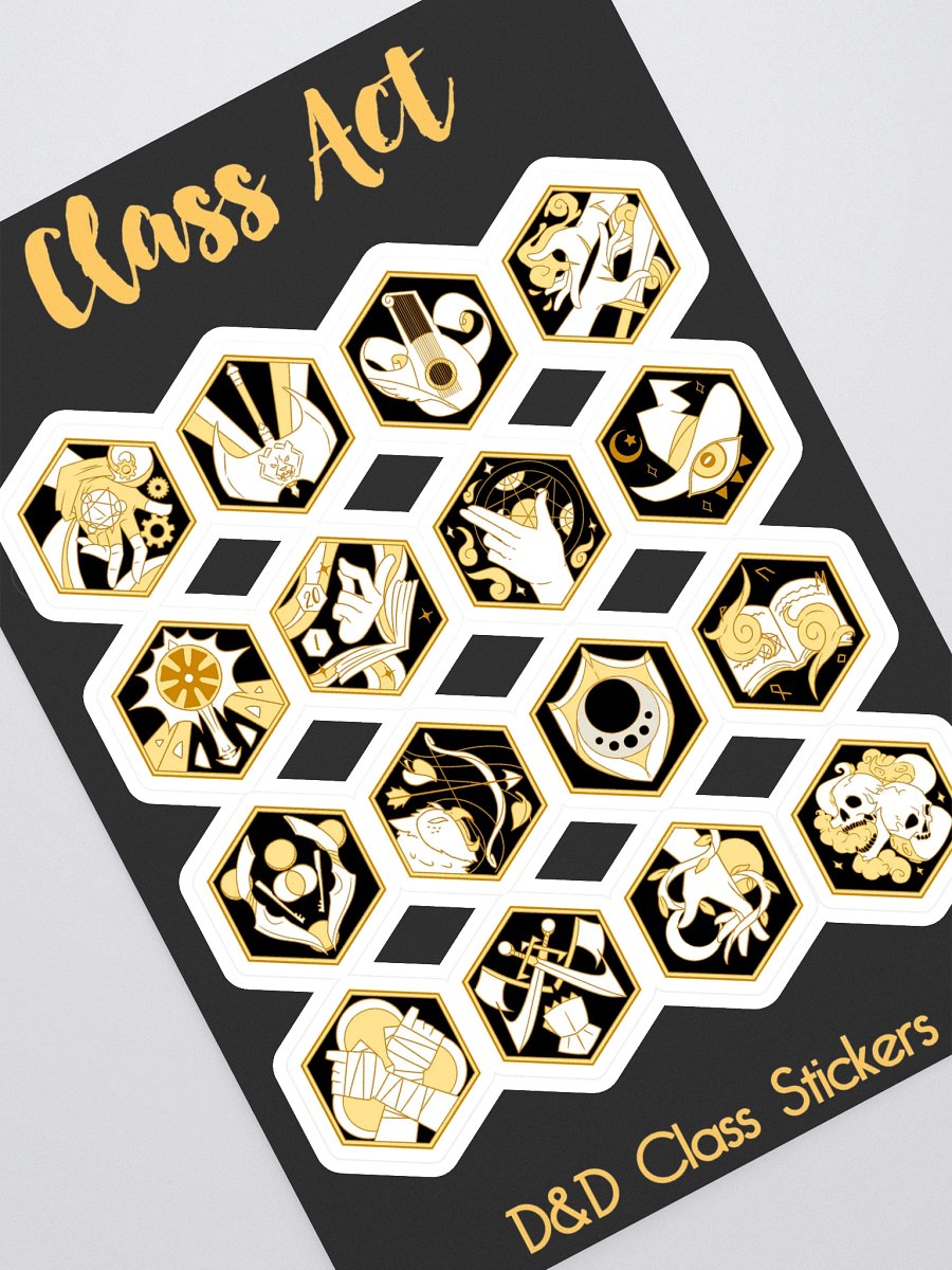 CLASS ACT D&D Sticker Set product image (1)