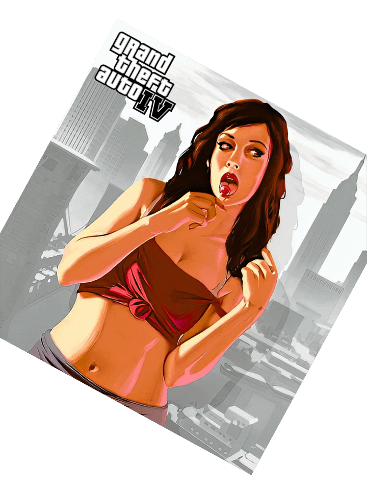 GTA IV Lollipop Girl Cover Art Stickers product image (2)