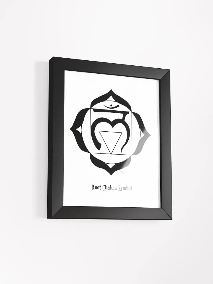 Root Chakra Symbol Framed Art product image (11)