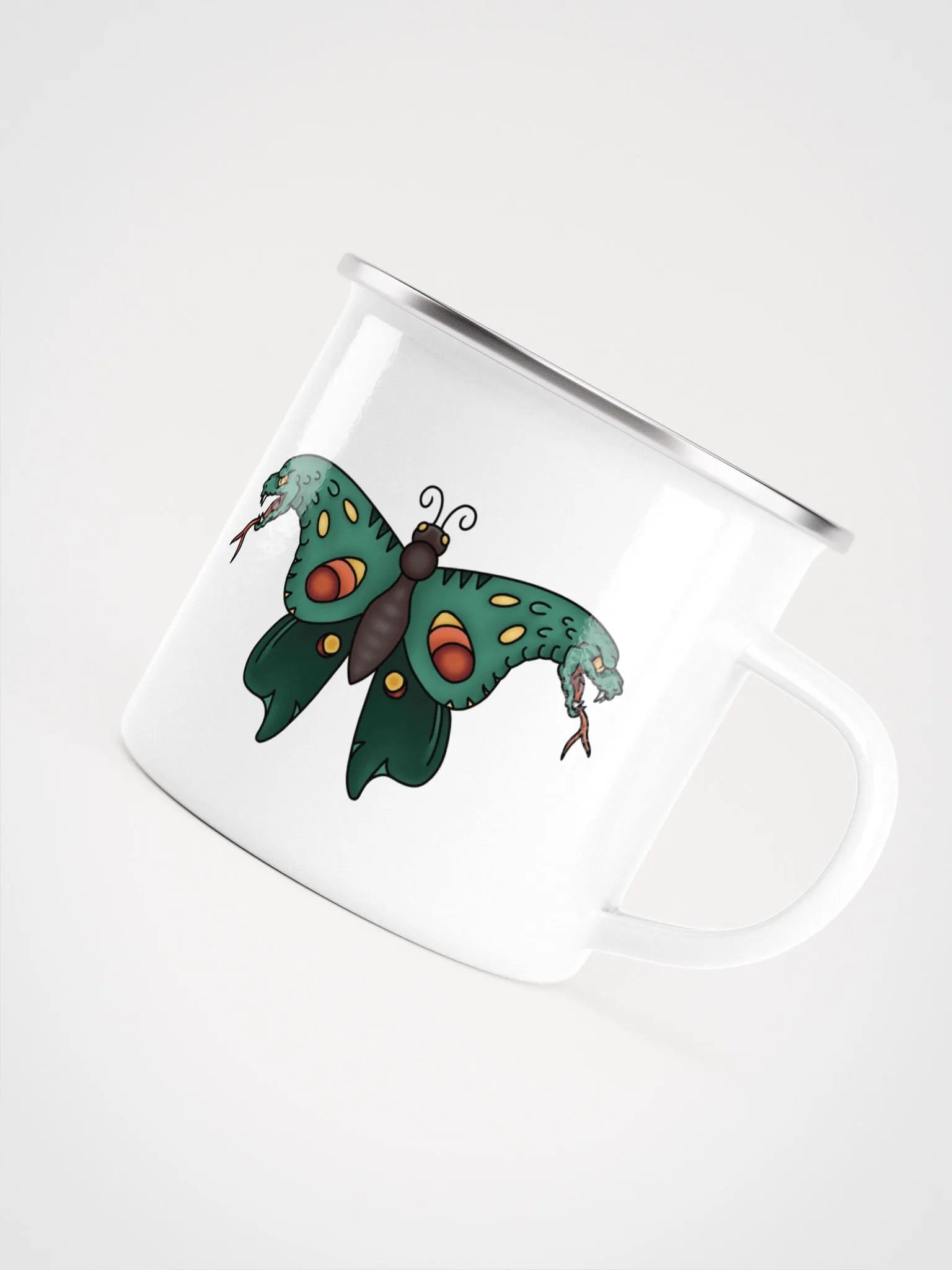 Atlas Moth Enamel Mug product image (5)
