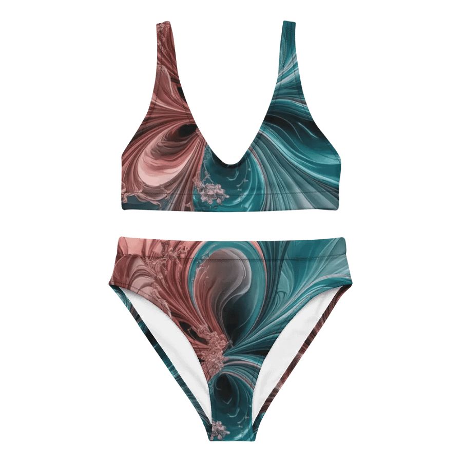 Liquid Color PT, Recycled High Waisted Bikini product image (5)