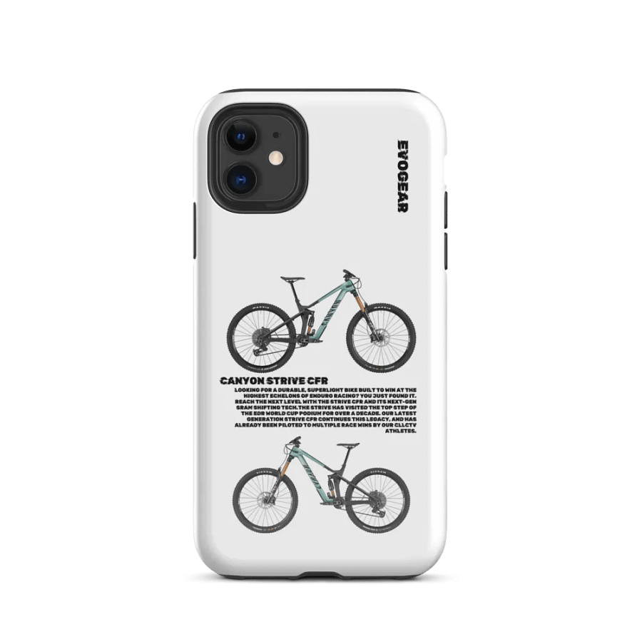 White Strive CFR iPhone Case product image (2)