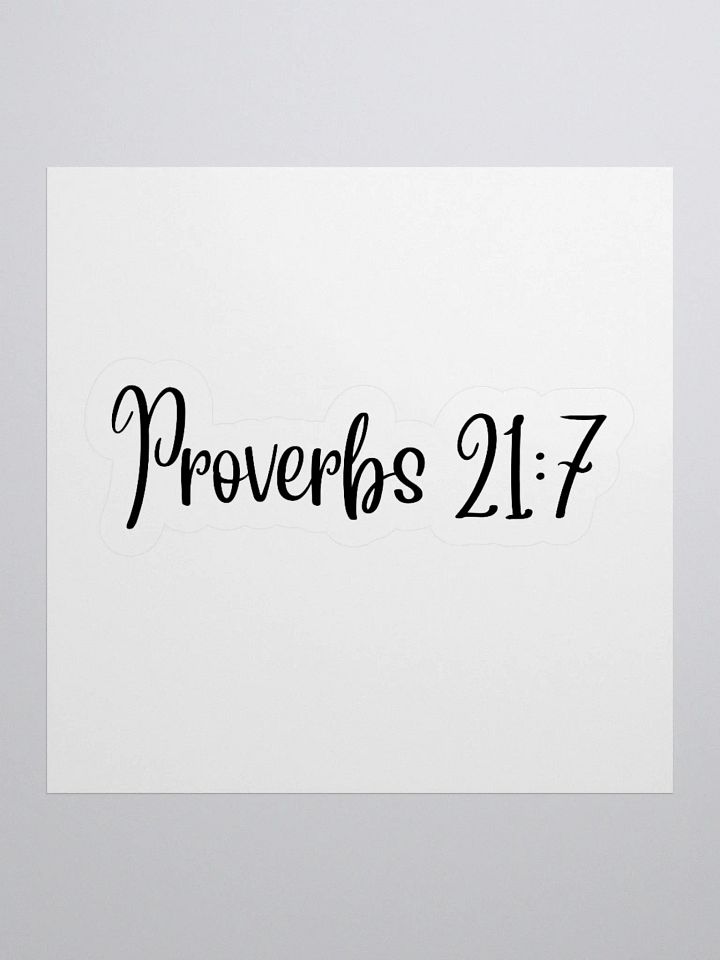 Proverbs 21:7 product image (3)