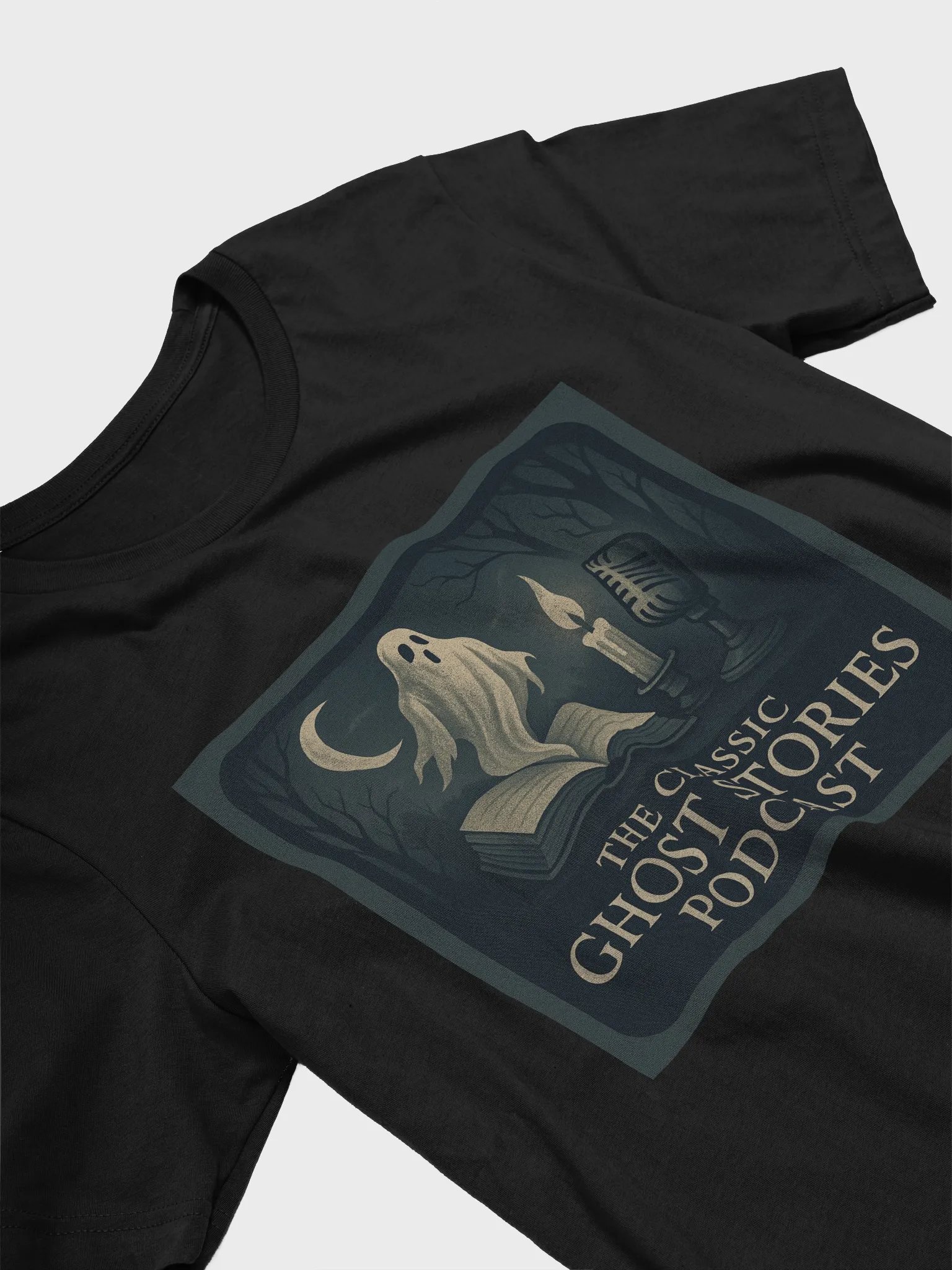Classic Ghost Stories Podcast T-Shirt Comic Logo product image (3)