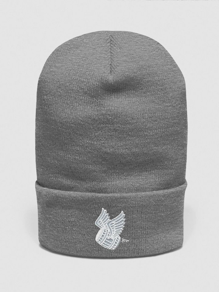 Heather Grey Beenie product image (1)