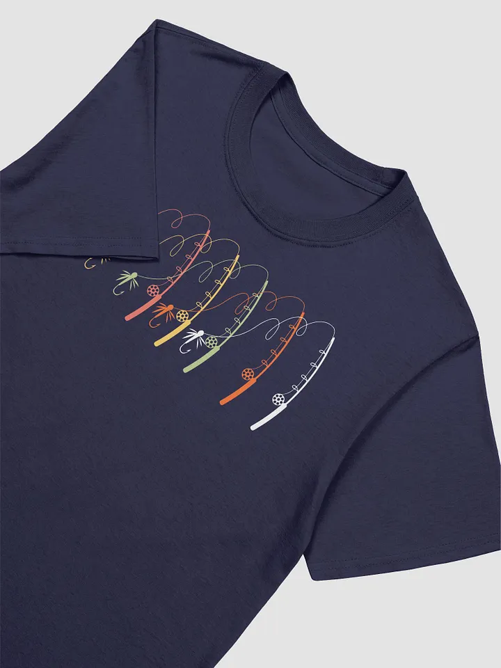 Retro Fly Fishing Gildan 64000 Unisex Tshirt product image (2)