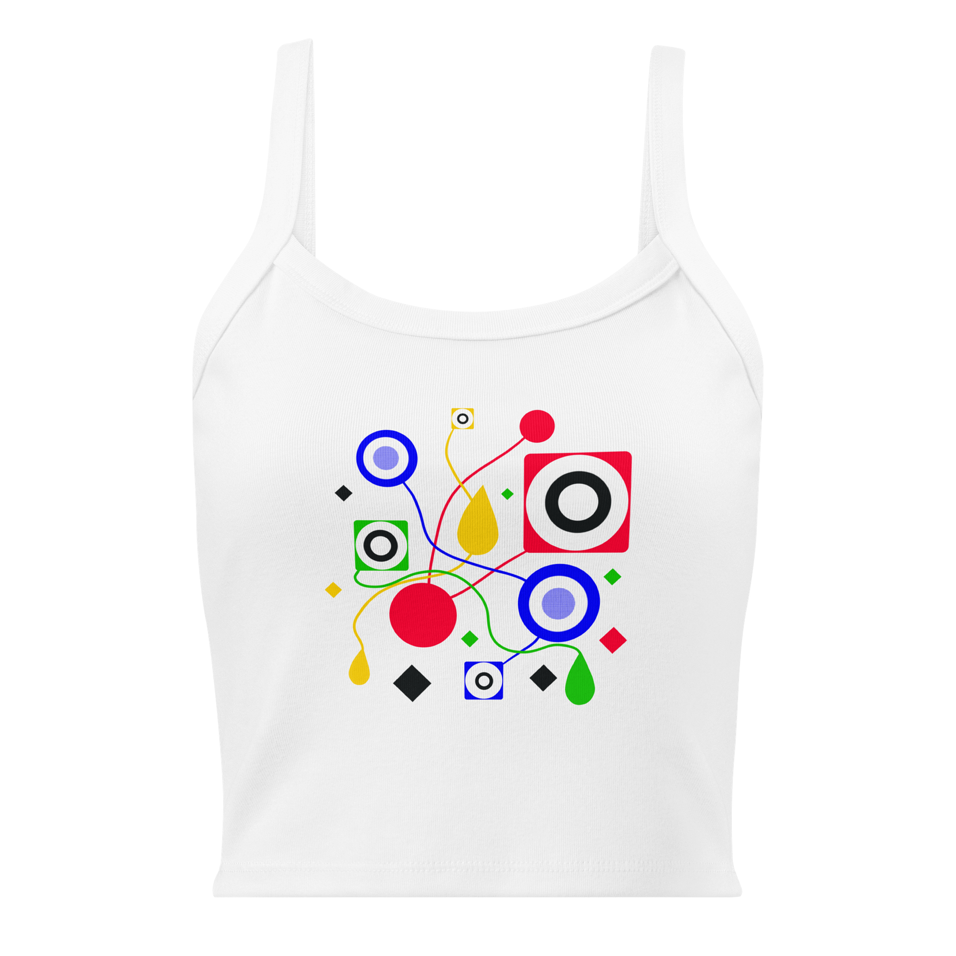 Vibrant Geometric Fusion Tank Top product image (13)