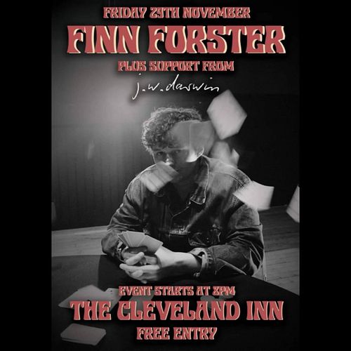 // GIG ANNOUNCEMENT// 

LOOKING FORWARD TO BE PLAYING ALONGSIDE THE AMAZING @finnforstermusic ON THE 29TH NOVEMBER 

FREE ENT...