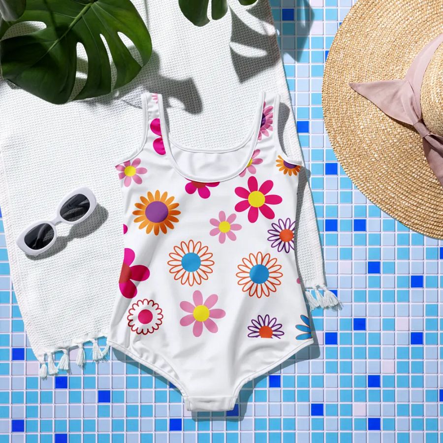 Colorful Flowers - Youth Swimsuit product image (7)