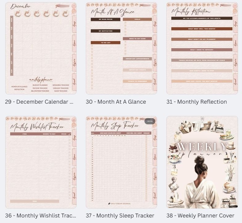 💅 Boss Babe Digital Planner (Reusable Year After Year) product image (5)