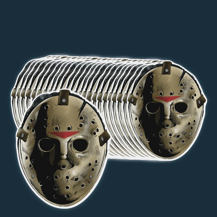 Jason Mask Sticker product image (1)