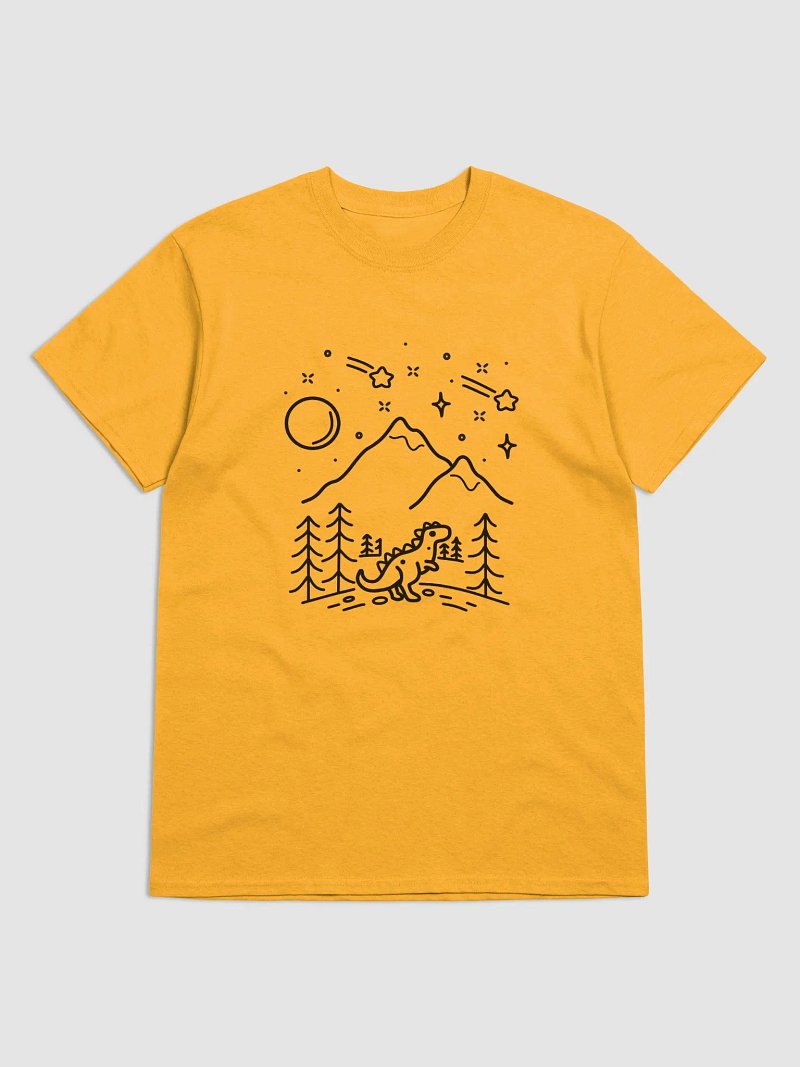 Stargazing Dino (Black Line)