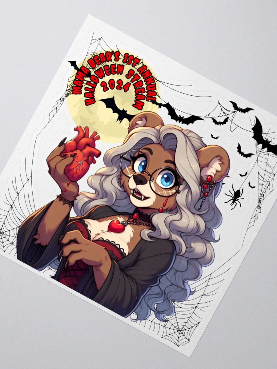 Gothic Vampire Mama Bear Stickers product image (4)