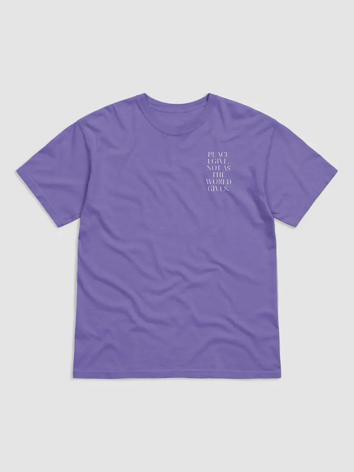 Peace I Leave With You - John 14:27 Tee - Many Colors product image (1)