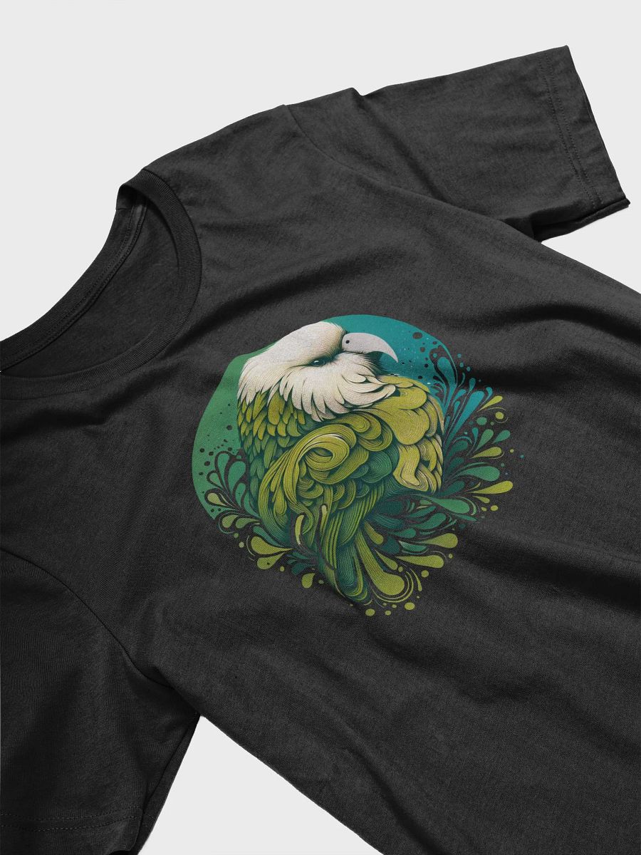 Kākāpō Bird T-Shirt, New Zealand Endangered Bird Tee, Artistic Wildlife Designed Gift, Nature Conservation T-shirt product image (3)