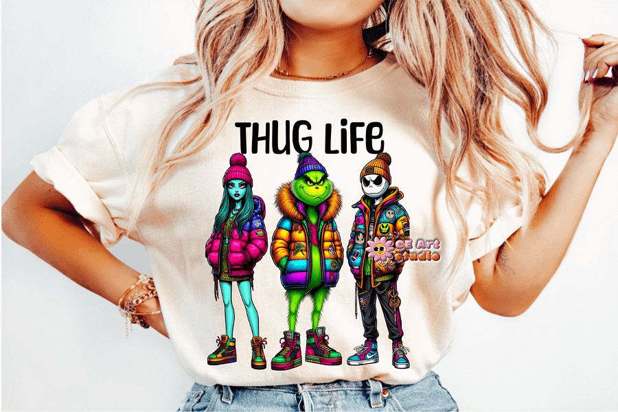 Nightmare Thug Life PNG Design product image (1)