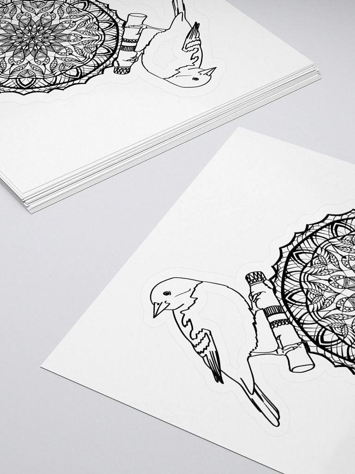 Symmetrical Serenity Mandala Stickers product image (1)