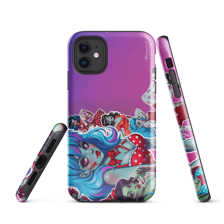 Zombie Pinup Illustrated iPhone® Tough Case product image (1)