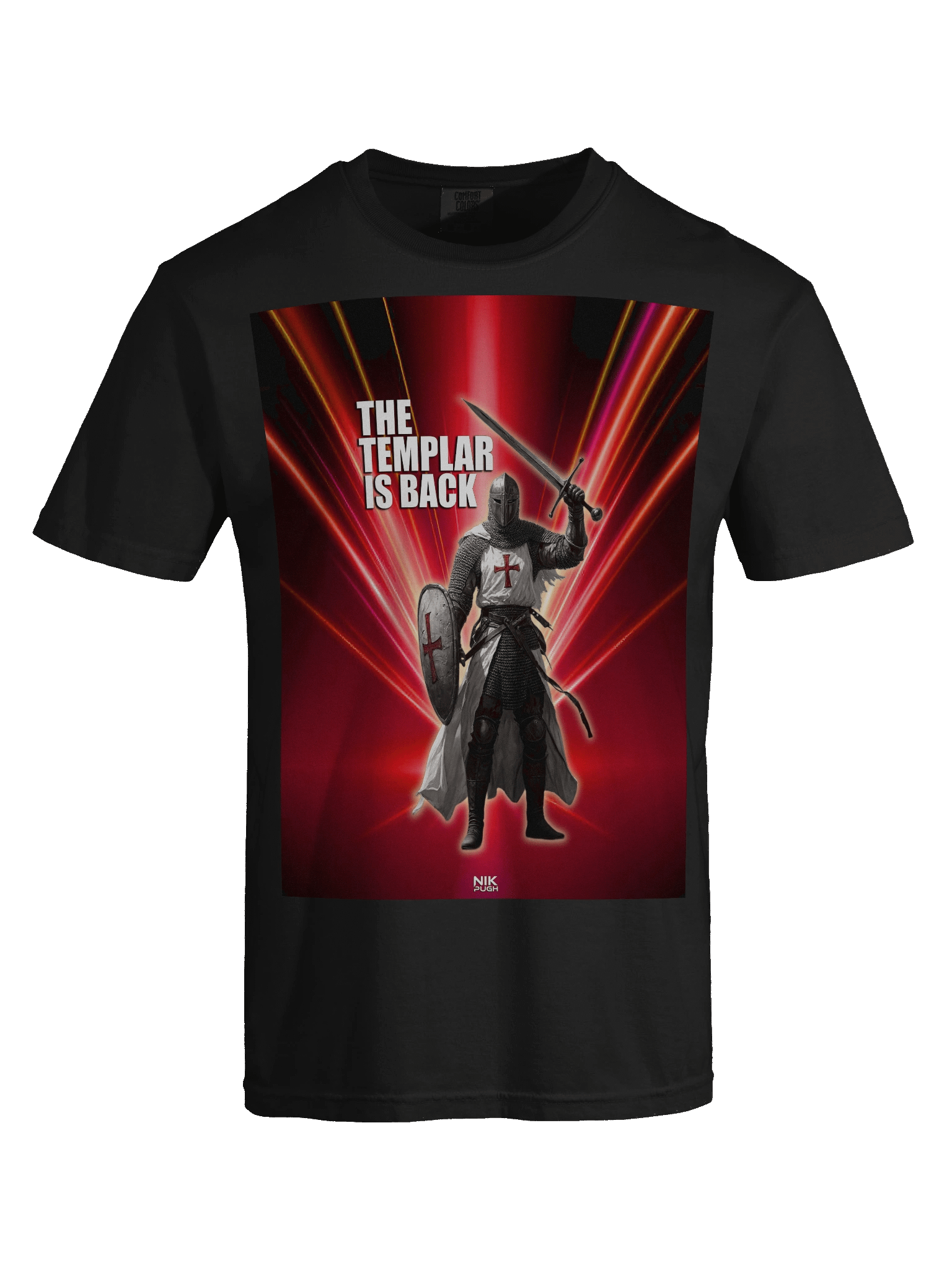 The Templar Is Back – Nik Pugh Music Tee product image (13)