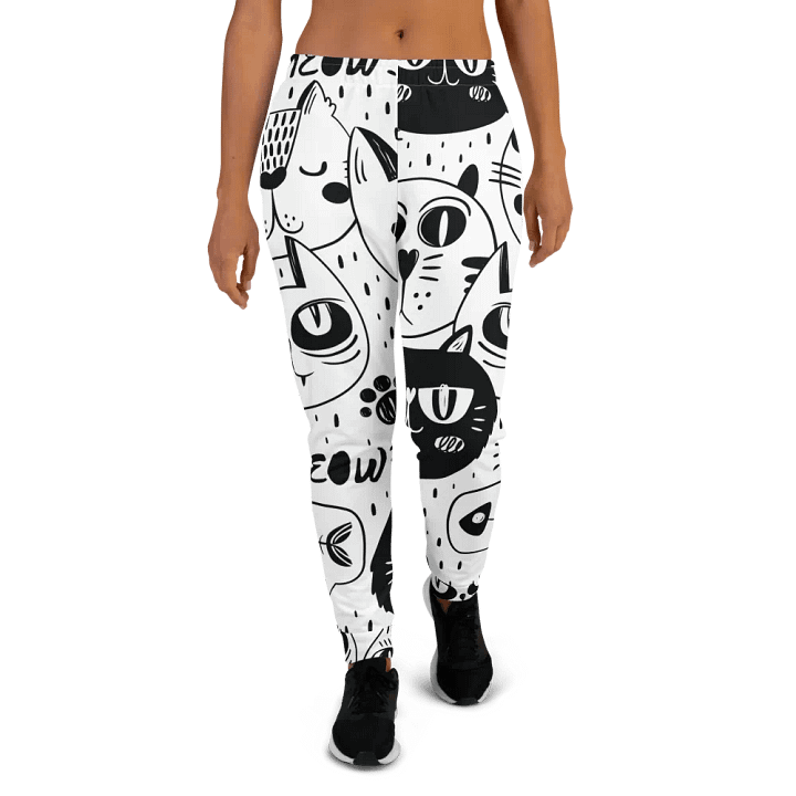 Women's Joggers Abstract Cat product image (2)